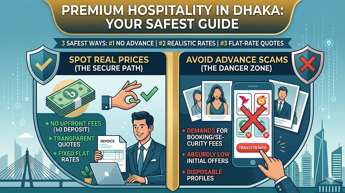 Genuine Dhaka Escort Service Charges: 3 Safest Ways to Spot Real Prices vs Advance Scams