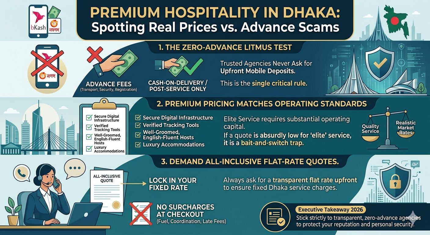 Genuine Dhaka Escort Service Charges: 3 Safest Ways to Spot Real Prices vs Advance Scams
